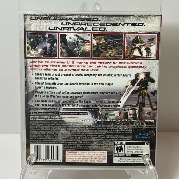 PS3 Unreal Tournament 3, PlayStation 3 - Picture 2 of 3